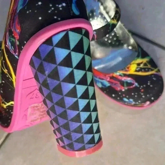 Hot Chocolate Designs “Paint” Mary Jane shoes EU37/US6.5 - Picture 5 of 9